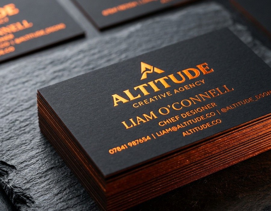 Luxury Business Cards & Metallic Foiling Photo 2