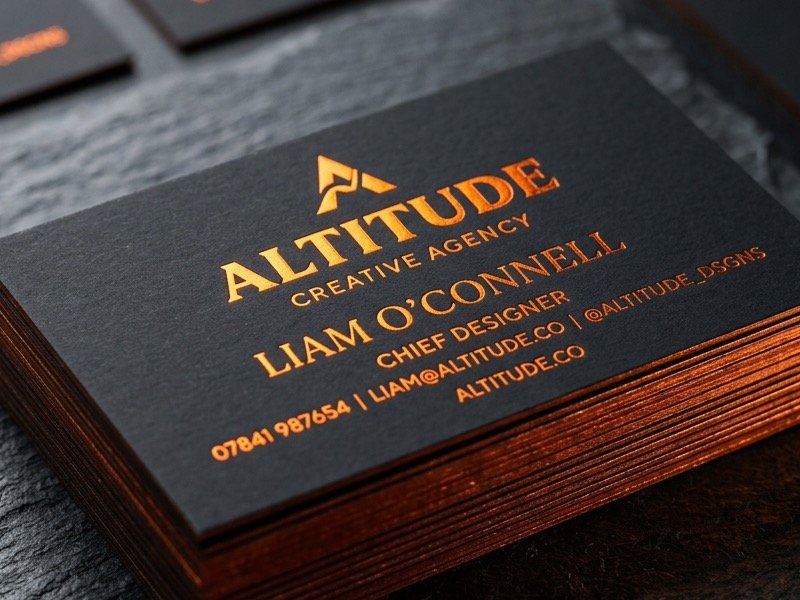 Luxury Business Cards & Metallic Foiling Photo 3