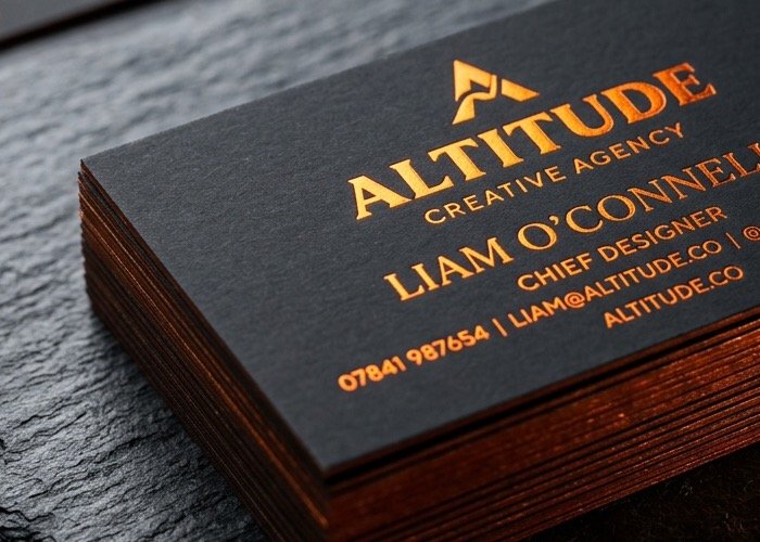 Luxury Business Cards & Metallic Foiling Photo 4